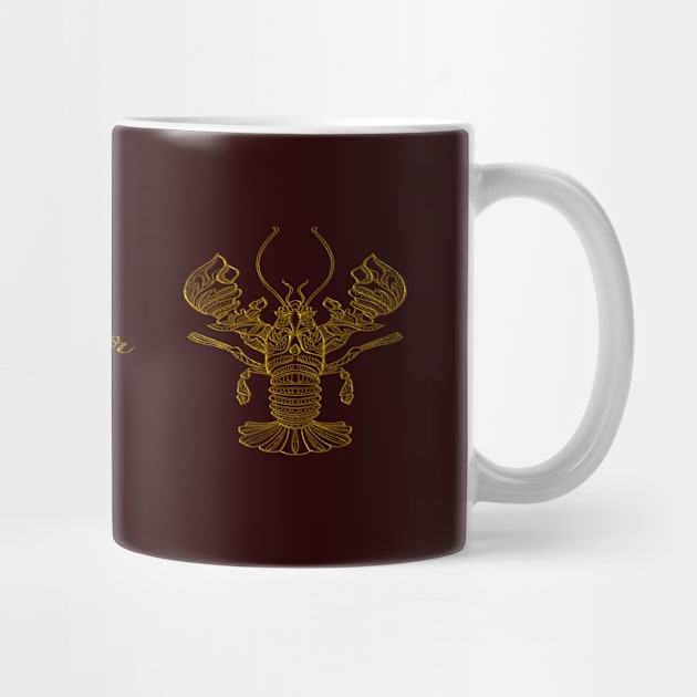 Golden Zodiac sign - Coffee cup - Cancer by shirtsandmore4you